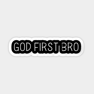 God First Bro Sticker